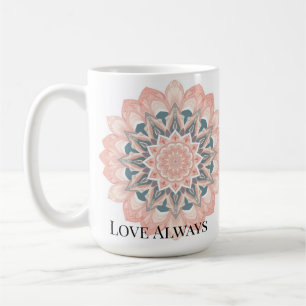 Mandala Wall Clock – Arabesque Art Coffee Mug