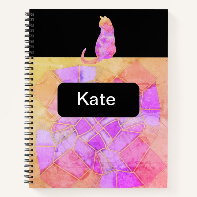 Mandala Warm Chalk Sketch Notebook (Front)