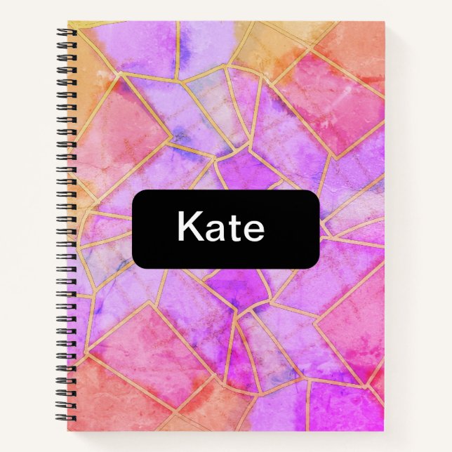 Mandala warm Chalk Sketch Notebook (Front)