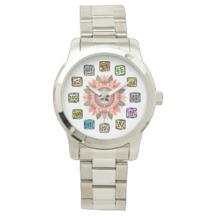 Mandala Whimsical Clockface  Women's Watch