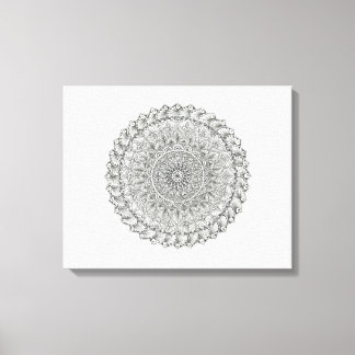 Mandala World Canvas Print