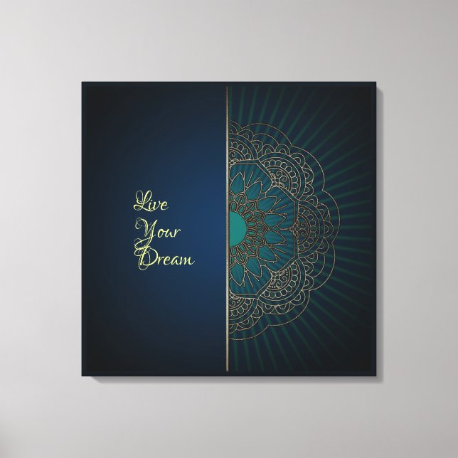 Mandala - Wrapped Canvas (Front)