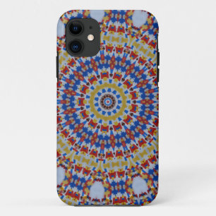 Mandala yellow blue iPhone 11 case