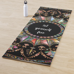 Mandala yoga mat