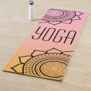 Mandala , Yoga Mat Gift Set