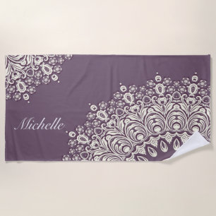 Mandala Yoga Mat with Name, Personalizable, Custom