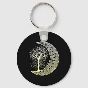 Mandala Zen Buddhism Tree Tattoo Yoga Meditation M Key Ring