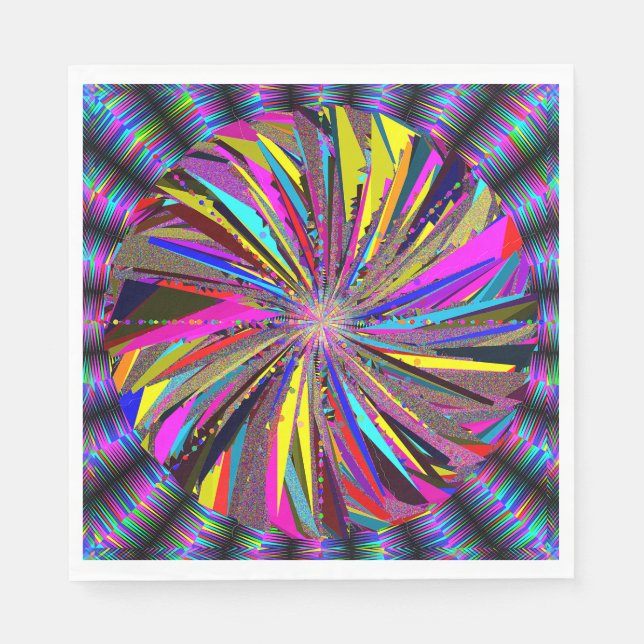 Mandalaart  napkin (Front)