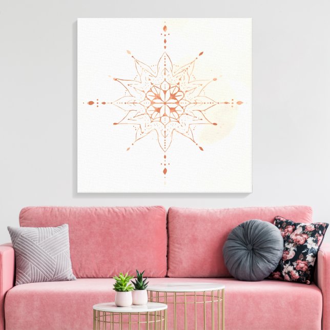 Mandalas Boho Wall Art | Sacred Geometry  (Insitu(LivingRoom))