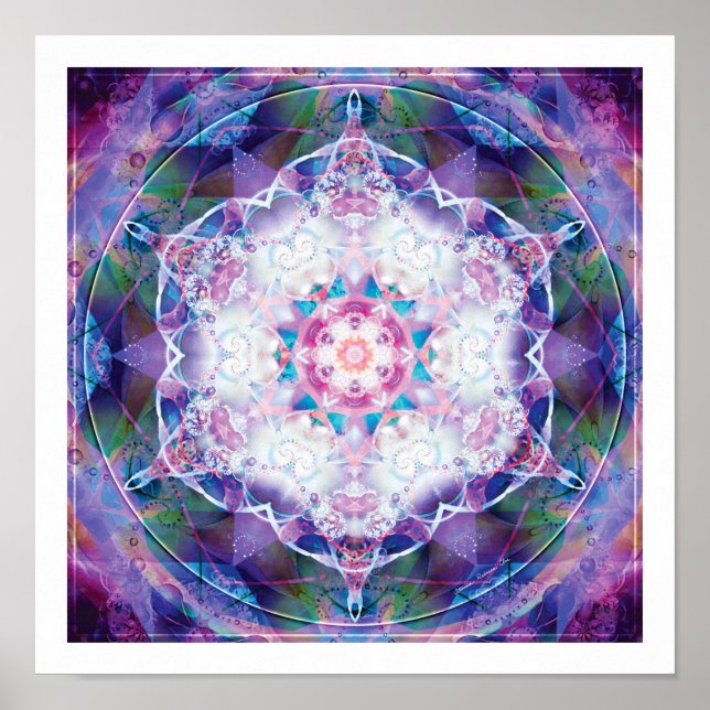 Mandalas from the Depth of Love 7 Print (Front)