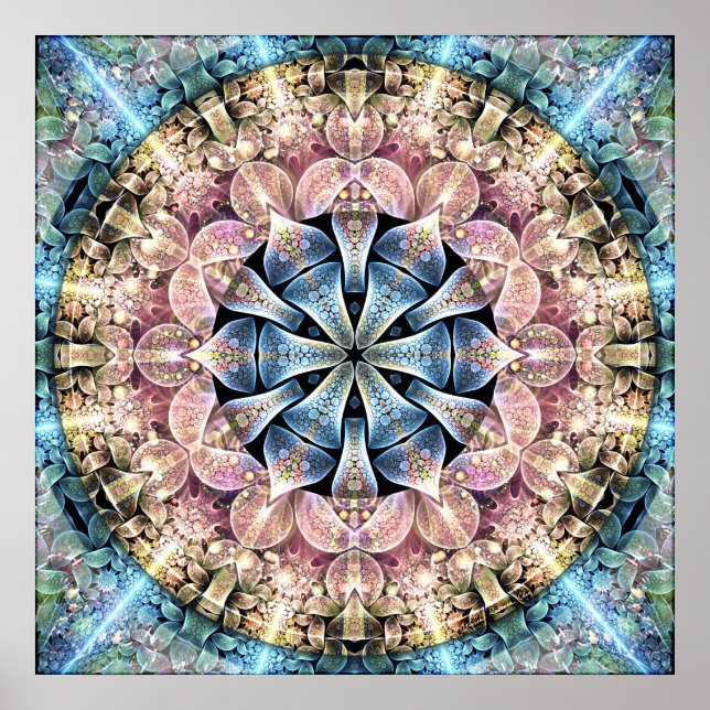 Mandalas from the Heart of Compassion 1 Print (Front)