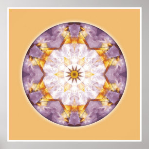 Mandalas from the Heart of Transformation, No. 12 Poster