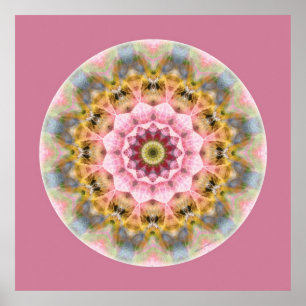Mandalas from the Heart of Transformation, No. 1 Poster