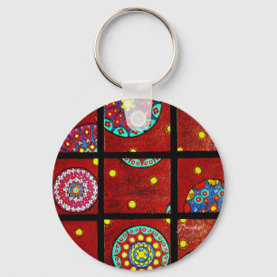 Mandalas In Motion Key Ring