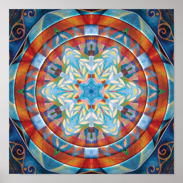 Mandalas of Forgiveness and Release 19 Poster (Front)