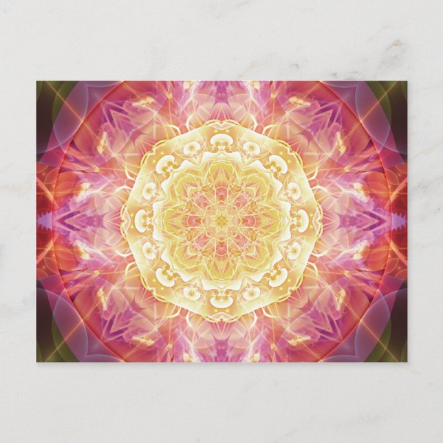 Mandalas of Forgiveness and Release 9 Postcard (Front)