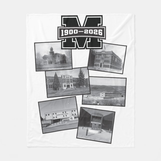 Mandan All Class Reunion Blanket (Front)