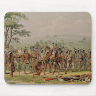 Mandan Archery Contest, c.1832 Mouse Mat