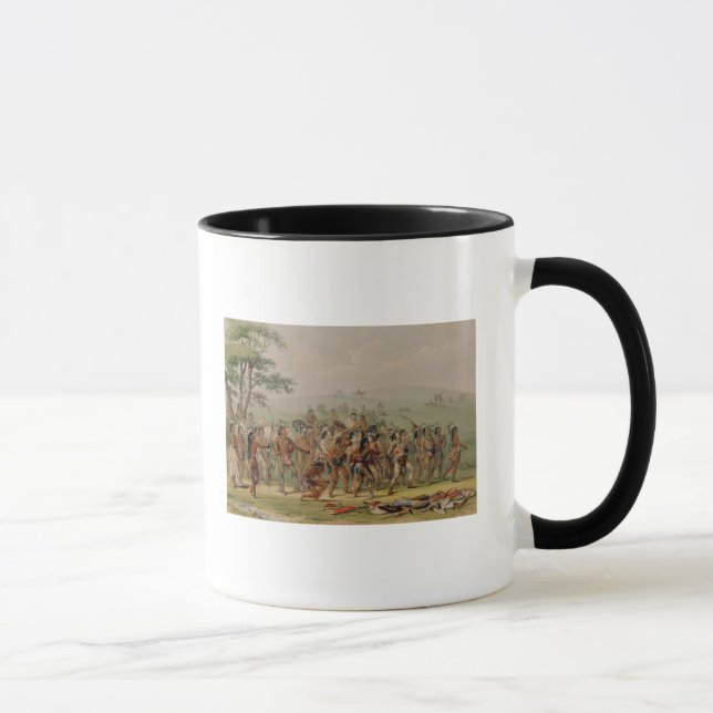 Mandan Archery Contest, c.1832 Mug (Right)