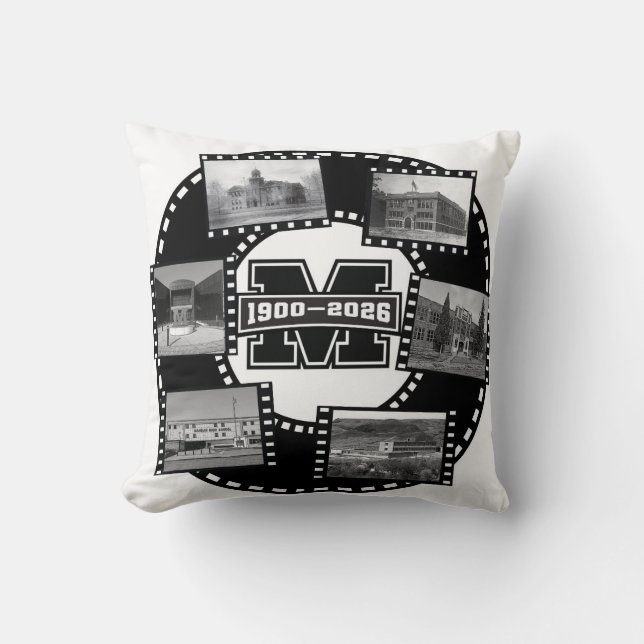 Mandan Braves All Class Reunion Pillow (Front)