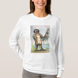 Mandan Indian Ha-Na-Tah-Muah, Wolf chief T-Shirt