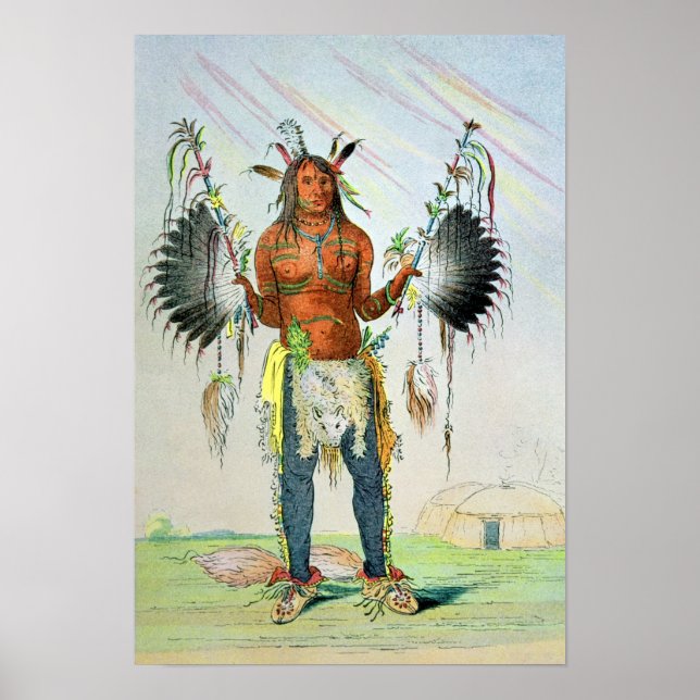 Mandan Medicine Man Poster (Front)