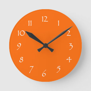 Mandarin Dream Round Clock