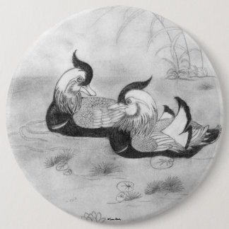 Mandarin Duck Button