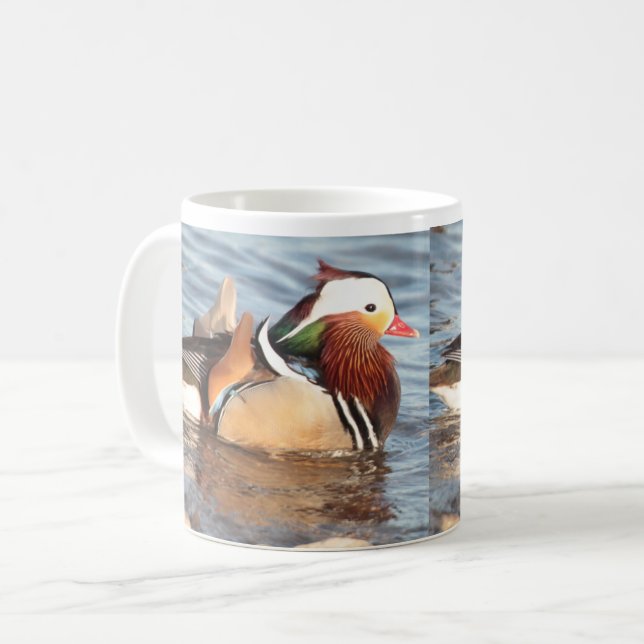 Mandarin Duck Coffee Mug (Front Left)