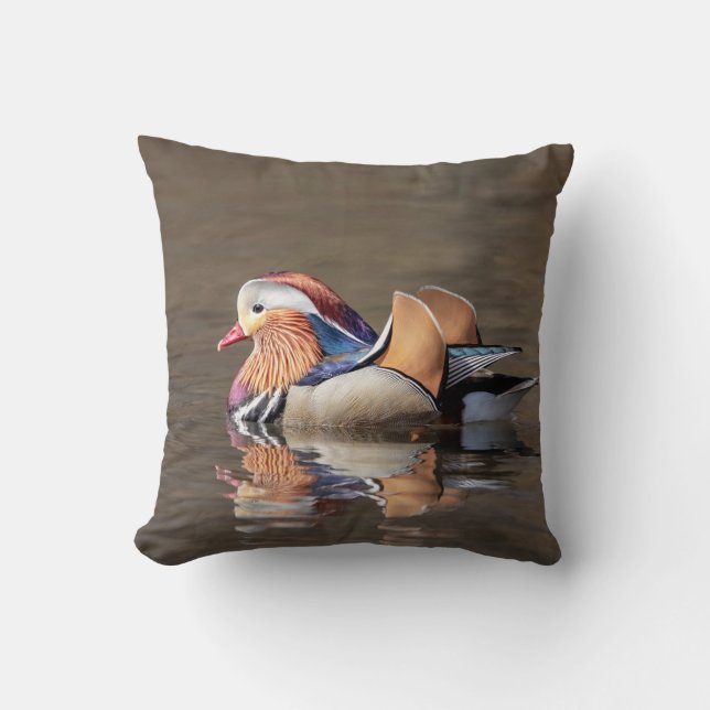 Mandarin Duck Cushion (Front)