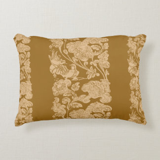 mandarin duck golden age decorative cushion