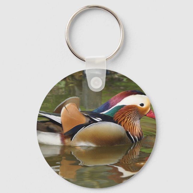 mandarin duck key ring (Front)