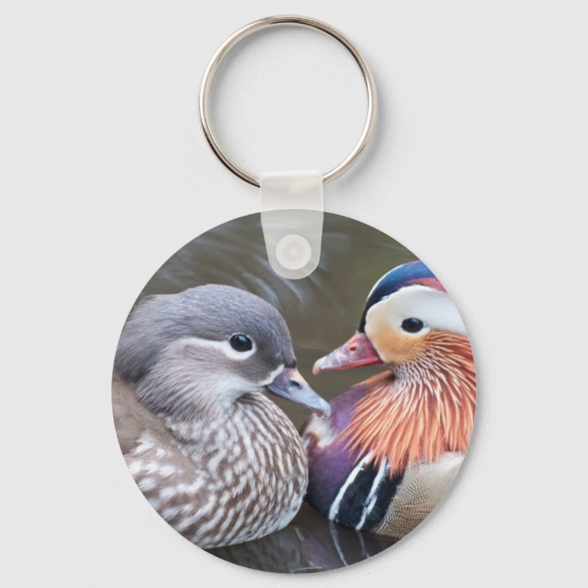 Mandarin Duck Keychain (Front)