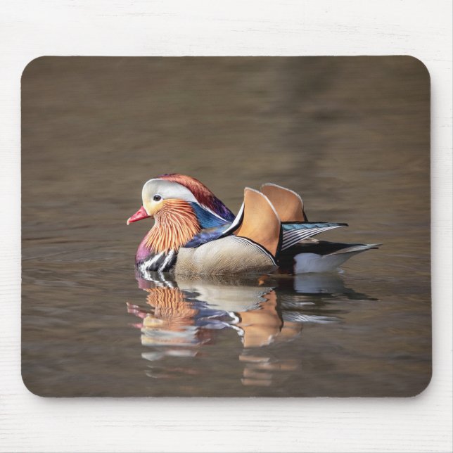 Mandarin Duck Mouse Mat (Front)