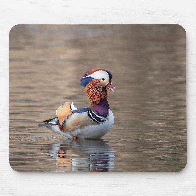 Mandarin Duck Mouse Mat (Front)