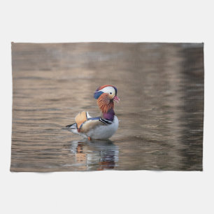 Mandarin Duck Tea Towel
