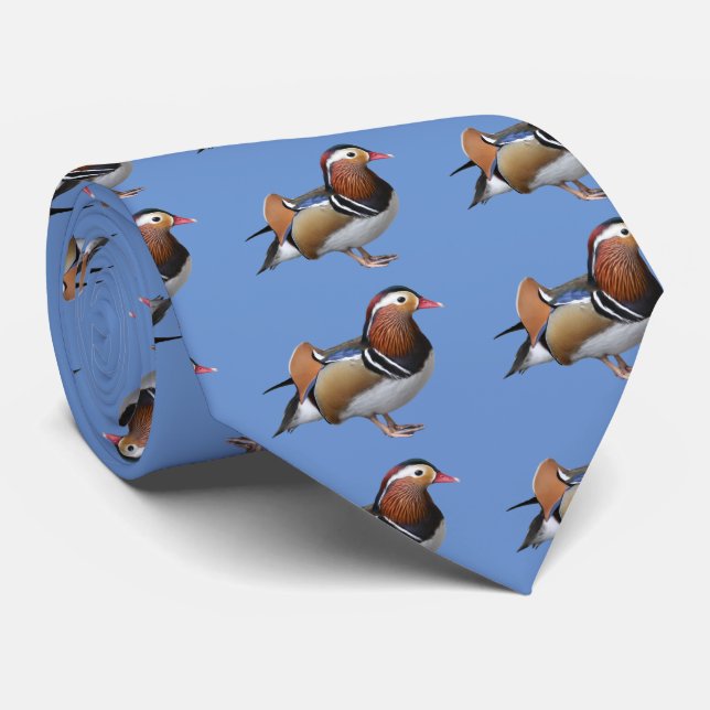 Mandarin duck tie (Rolled)