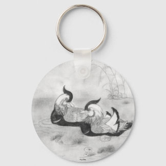 Mandarin Ducks Keychain
