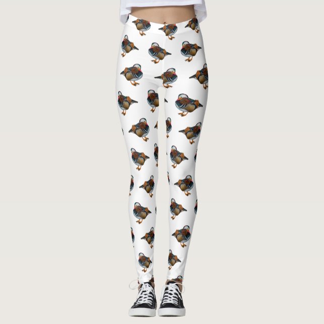 Mandarin Frenzy Leggings (choose colour) (Front)