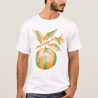 Mandarin Fruit Retro Vintage T-Shirt