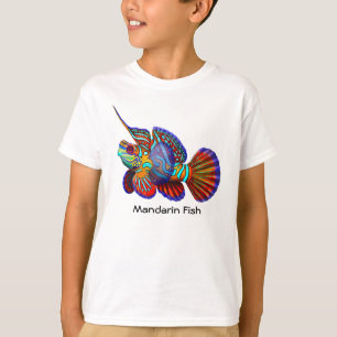 Mandarin Goby Dragonet Fish Kids T-Shirt
