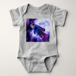Mandarin Goby Fish Baby Bodysuit