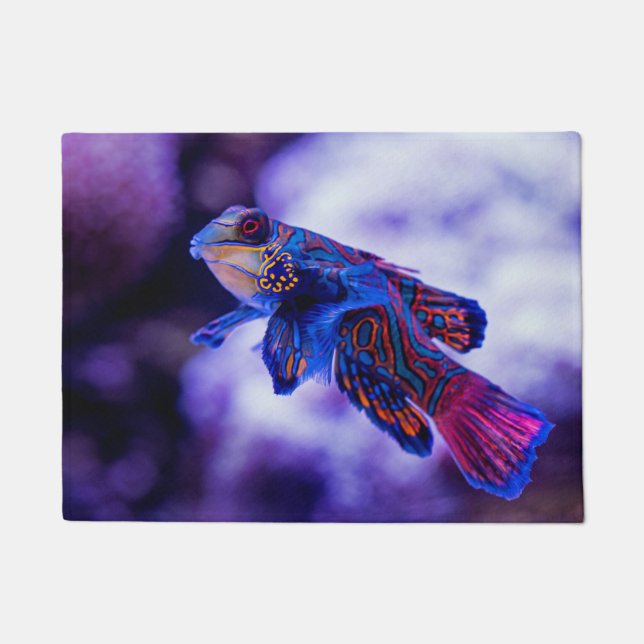 Mandarin Goby Fish Doormat (Front)
