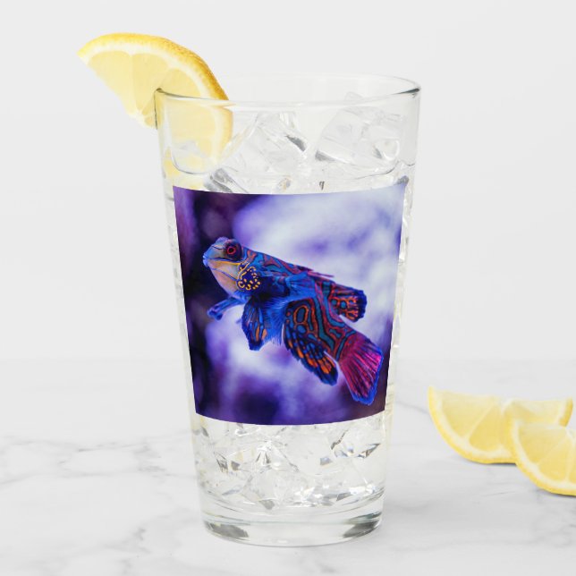 Mandarin Goby Fish Glass (Front Ice)