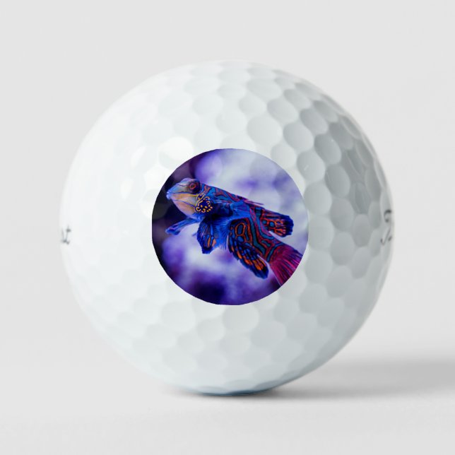 Mandarin Goby Fish Golf Balls (Front)