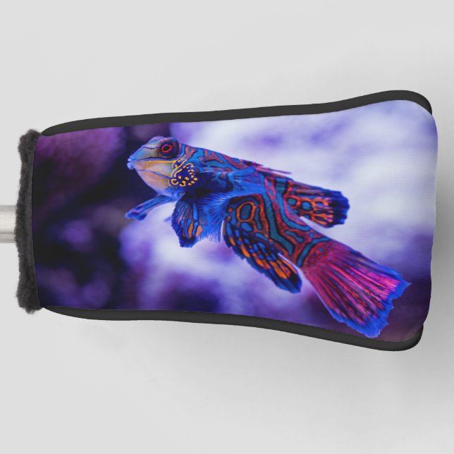 Mandarin Goby Fish Golf Head Cover (Front)