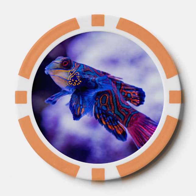 Mandarin Goby Fish Poker Chips (Front)