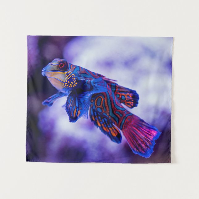 Mandarin Goby Fish Tapestry (Front (Horizontal))