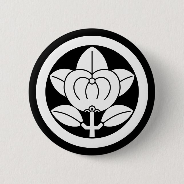 Mandarin orange for the Hikone family 6 Cm Round Badge (Front)