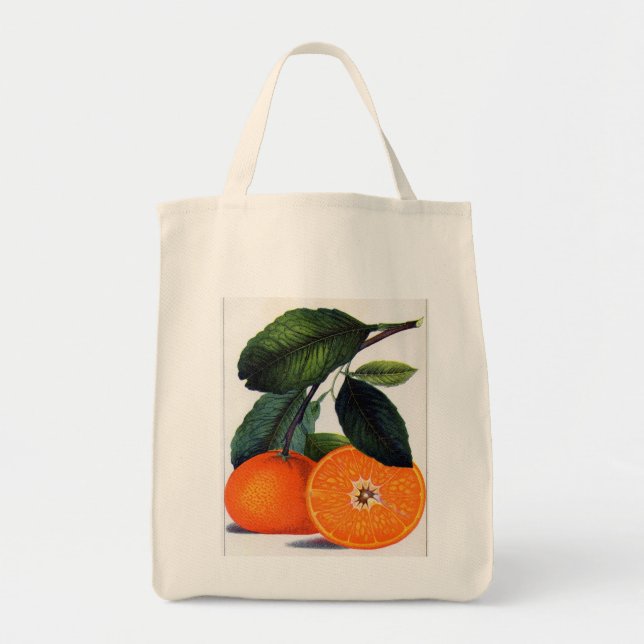 Mandarin Orange Tote Bag (Front)